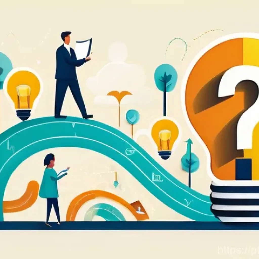 옴니채널의 디자인 사고 접근법 - **Prompt 1: The Empathetic Journey Map**
    An illustration in a modern, clean, and slightly whimsi...