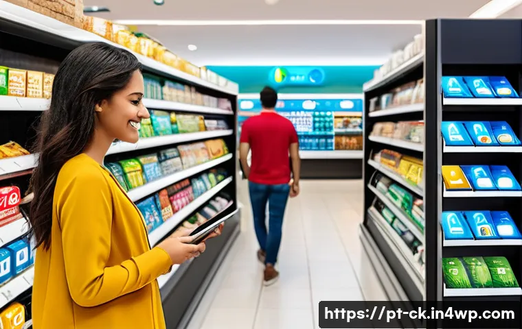 옴니채널 고객 경험의 전환율 최적화 - A modern retail environment showing a seamless omnichannel shopping experience in Brazil: a diverse ...